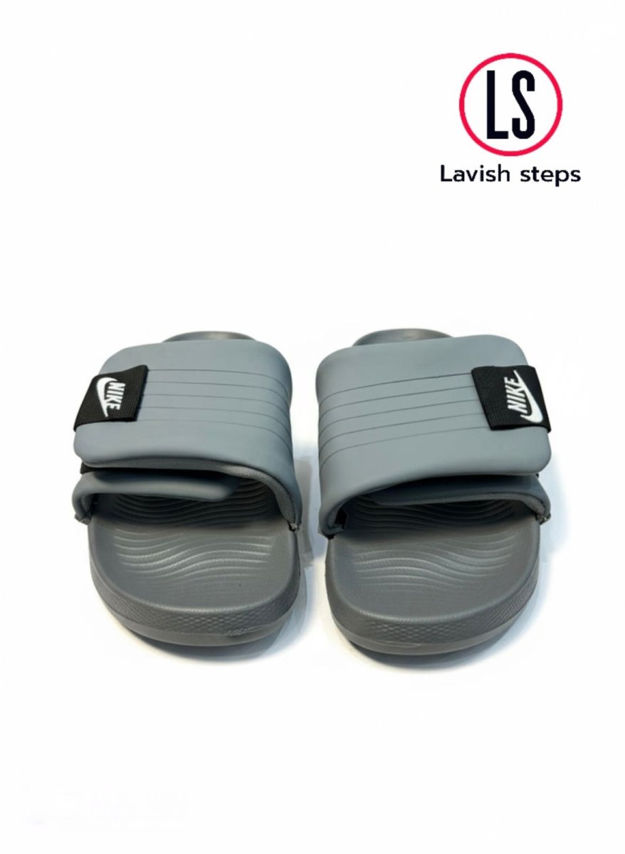 NKE AIRCUSH SLIPPERS | SUPER SOFT & ANTI-SLIP |“ADJUSTABLE STRAP” - Lavish Steps TT