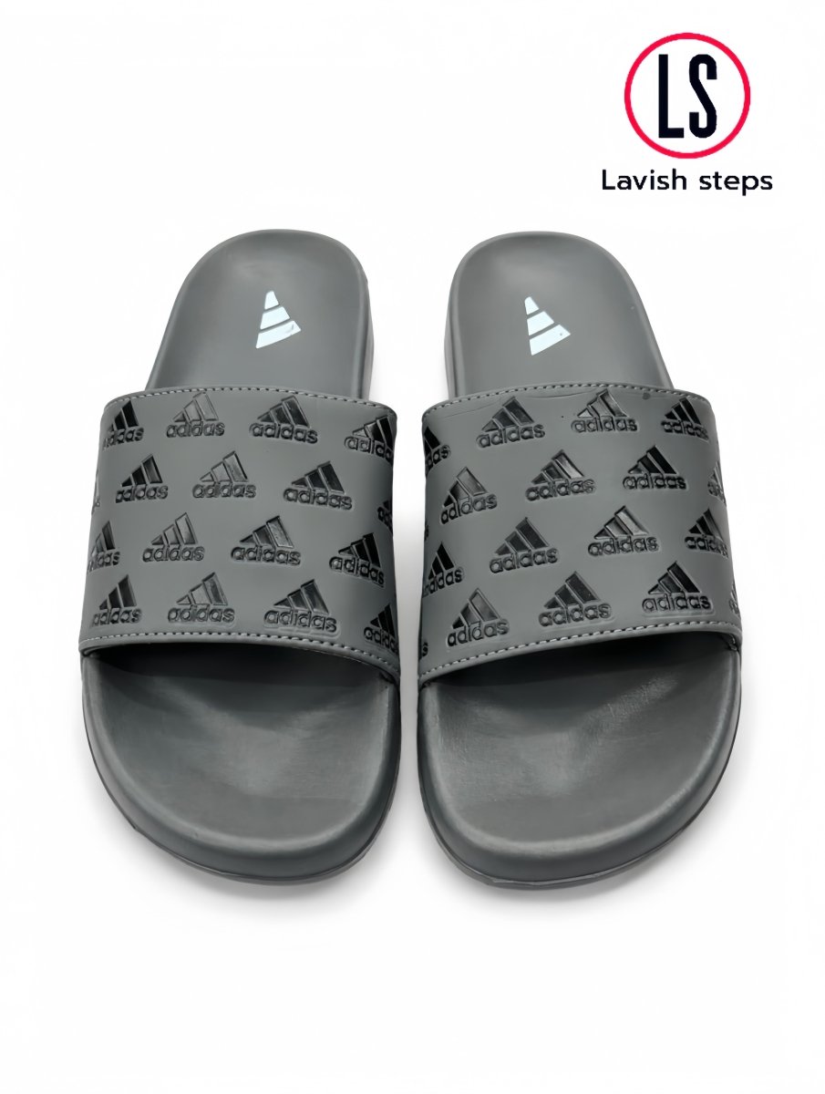 ADI-DAS FLEX SLIDES | ULTRA CUSHION FOAM | “LIGHTWEIGHT • ALL DAY COMFORT” - Lavish Steps TT