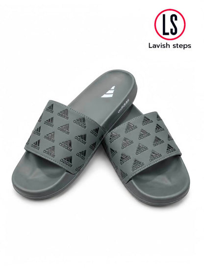 ADI-DAS FLEX SLIDES | ULTRA CUSHION FOAM | “LIGHTWEIGHT • ALL DAY COMFORT” - Lavish Steps TT