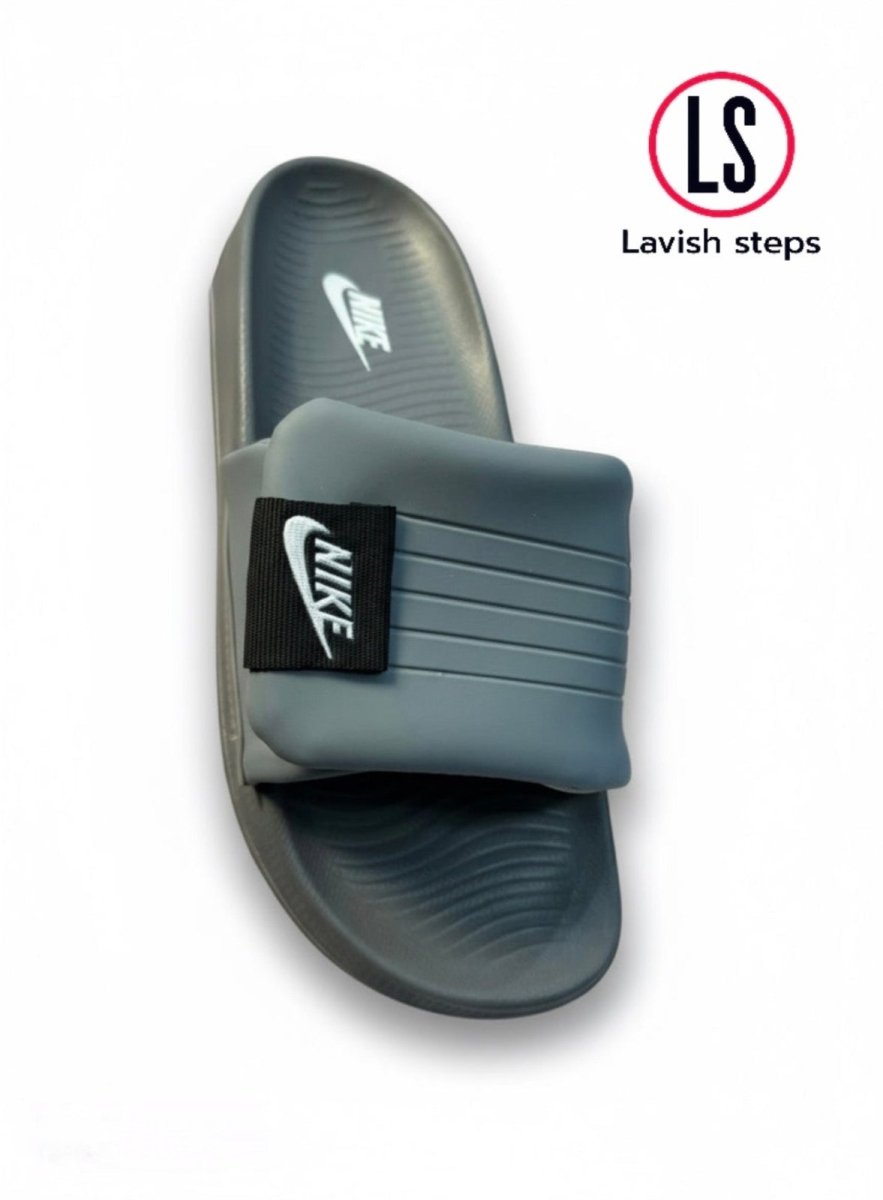 NKE AIRCUSH SLIPPERS | SUPER SOFT & ANTI-SLIP |“ADJUSTABLE STRAP” - Lavish Steps TT