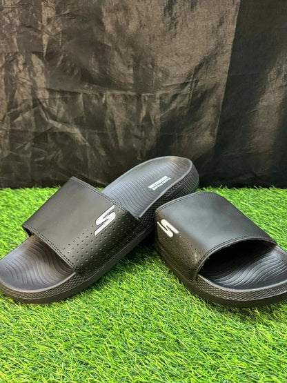 SKECHERS PURE BLACK IMPORTED | HYPER BURST MEDICATED SOLE | “WITH INNER PADDING” - Lavish Steps TT