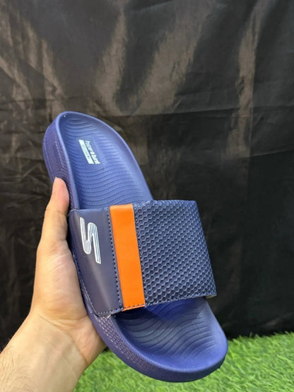 SKECHERS PURE NAVY IMPORTED | HYPER BURST MEDICATED SOLE | “WITH INNER PADDING” - Lavish Steps TT