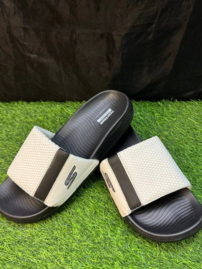 SKECHERS WHITE N BLACK IMPORTED | HYPER BURST MEDICATED SOLE | “WITH INNER PADDING” - Lavish Steps TT