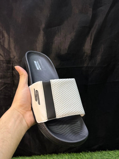 SKECHERS WHITE N BLACK IMPORTED | HYPER BURST MEDICATED SOLE | “WITH INNER PADDING” - Lavish Steps TT