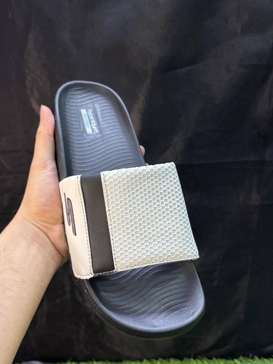 SKECHERS WHITE N BLACK IMPORTED | HYPER BURST MEDICATED SOLE | “WITH INNER PADDING” - Lavish Steps TT